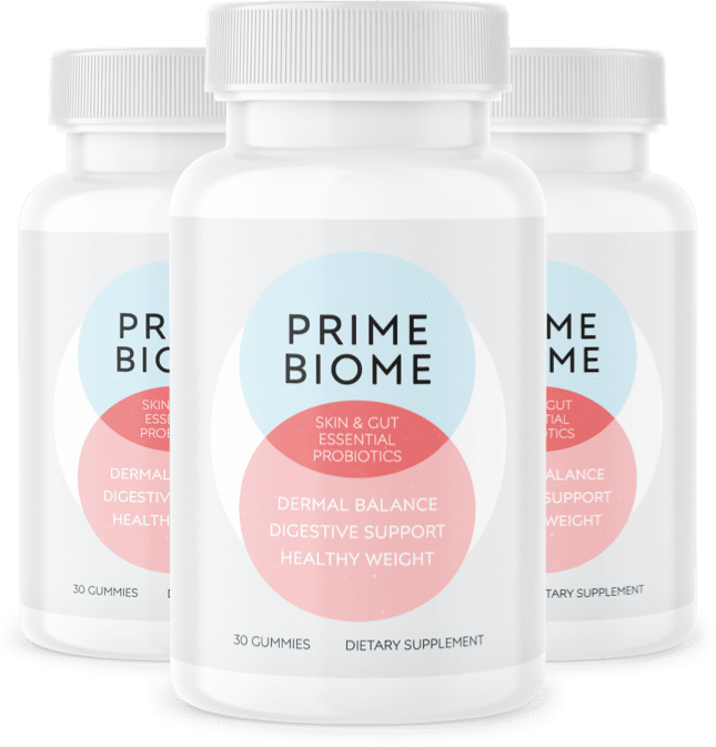 PrimeBiome 3 bottles — 90-day supply